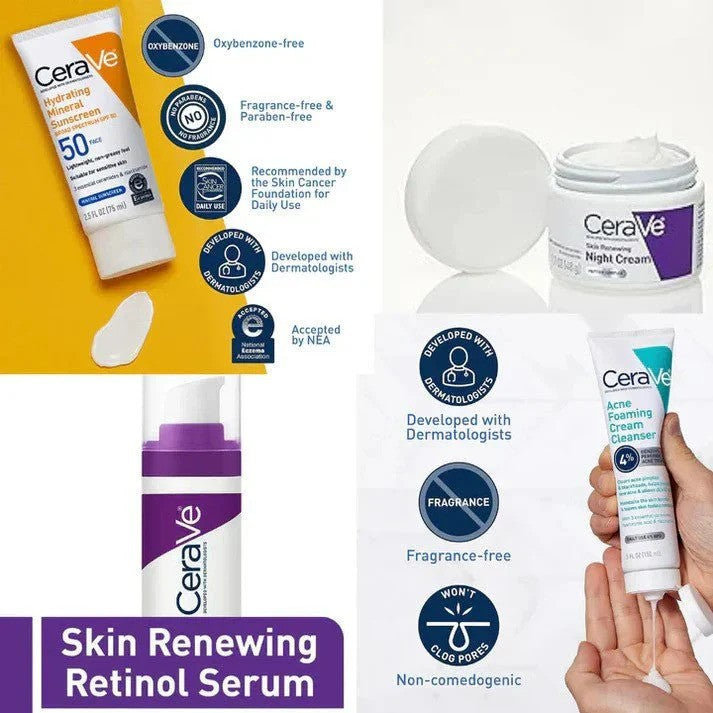 Cerave 4 in 1 SkinCare Kit - Eluna
