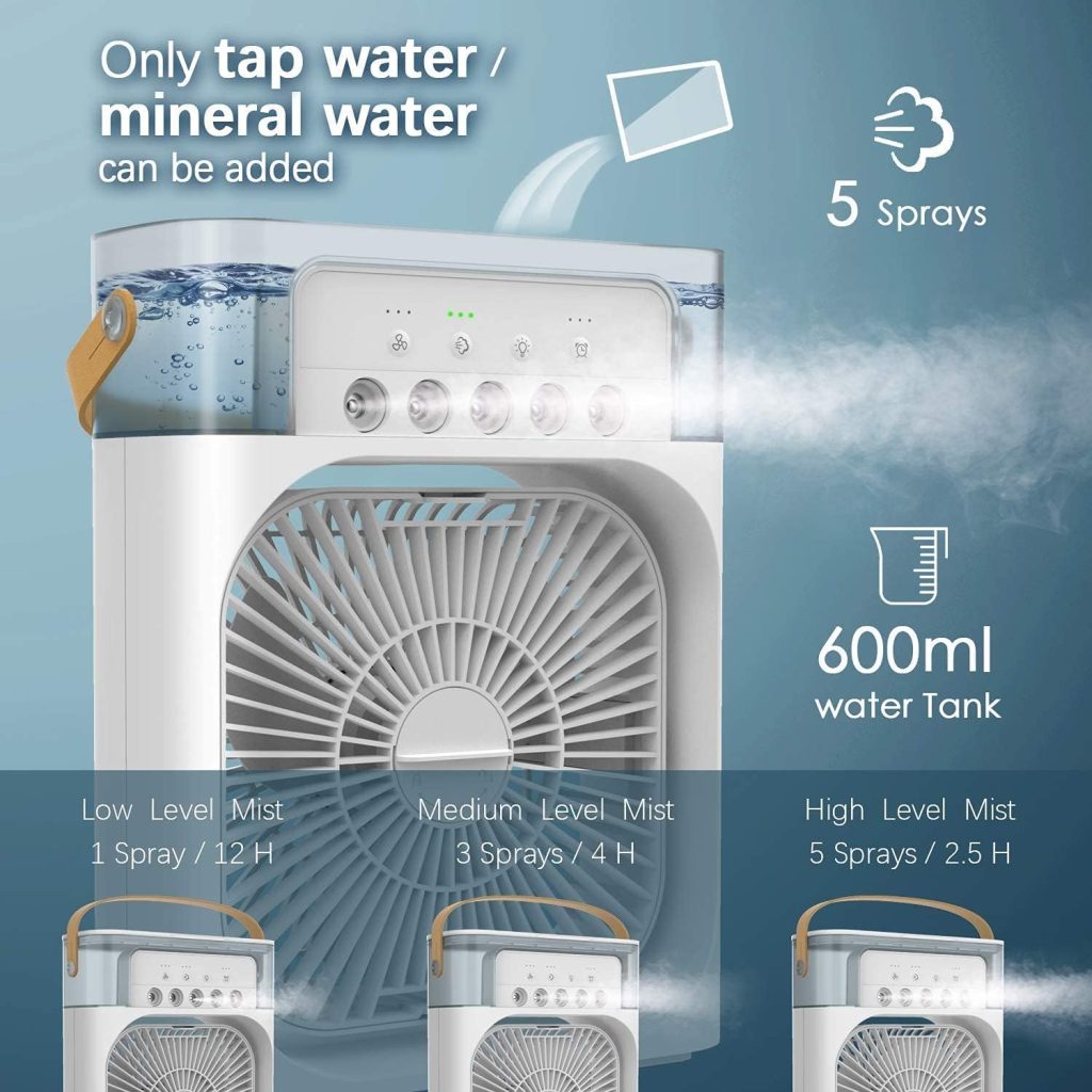 Mini Mist Air Cooler Fan